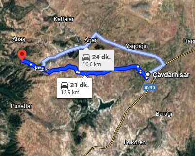KÜTAHYA ÇAVDARHİSAR KIZIK KÖYÜ 2.161M² TARLA SATILIKTIR - KÜTAHYA ÇAVDARHİSAR fotoğraf 6